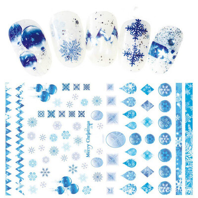 Christmas Nail Sticker Watermark art decoration slider Manicure Sticker Big Full Snowflake Watermark Beauty Health Nail Art Tool
Christmas Nail Sticker Watermark art decoration slider Manicure Sticker Big Full Snowflake Watermark Beauty Health Nail Art Tool
