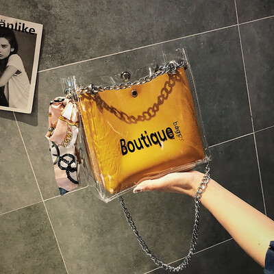 Small bag woman 2019 new jelly bag transparent bag ins oblique satchel bag single shoulder bucket tide in summe
Small bag woman 2019 new jelly bag transparent bag ins oblique satchel bag single shoulder bucket tide in summe
