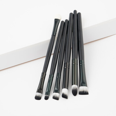 Toponeto 6PCS Cosmetic Makeup Brush Lip Makeup Brush Eyeshadow Brush