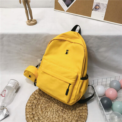 Summer bag female college students shoulder bag Korean version of high school simple ins campus wind small fresh backpack
Summer bag female college students shoulder bag Korean version of high school simple ins campus wind small fresh backpack