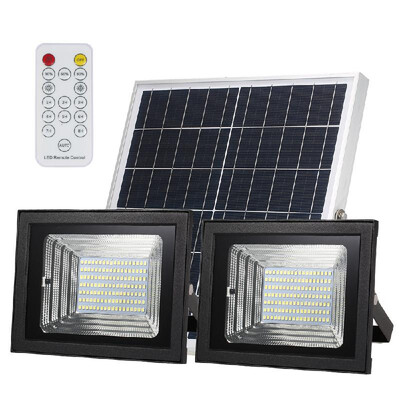 Solar Dual-head Flood Light with Remote Control for 306080 Brightness 126 SMD LEDs Wireless IP 65 Waterproof Outdoor Flood Li
Solar Dual-head Flood Light with Remote Control for 306080 Brightness 126 SMD LEDs Wireless IP 65 Waterproof Outdoor Flood Li