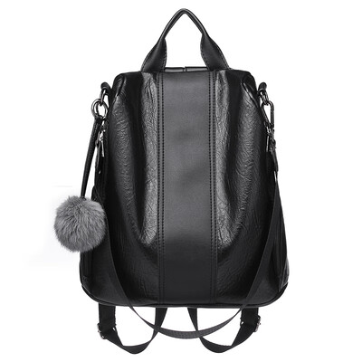 Waterproof backpack large capacity simple anti-theft bag Korean version of leisure soft leather double shoulder bag
Waterproof backpack large capacity simple anti-theft bag Korean version of leisure soft leather double shoulder bag