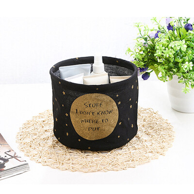 〖Follure〗Cotton Linen Desktop Storage Basket Sundries Storage Box