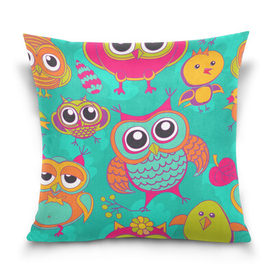 ALAZA Thanksgiving Throw Pillow Cover 16 X 16 inch Cushion Cover with Owl Birds Printed Pillowcase
ALAZA Thanksgiving Throw Pillow Cover 16 X 16 inch Cushion Cover with Owl Birds Printed Pillowcase