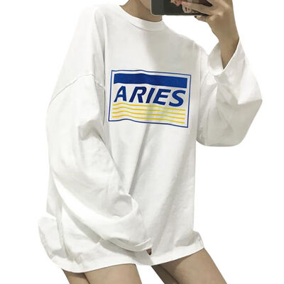 Female T-shirts Women Autumn Spring Letter Printed Vintage Halajuku Loose Casual Long Sleeve Basic Solid
Female T-shirts Women Autumn Spring Letter Printed Vintage Halajuku Loose Casual Long Sleeve Basic Solid