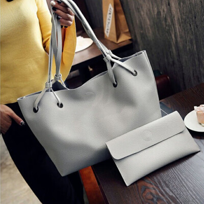 Women Fahsion Leather Shoulder Bags Sets 2 PCS Solid Large-Capacity Handbags Clutch Coin Purses Suits Casual Ladies Bags
Women Fahsion Leather Shoulder Bags Sets 2 PCS Solid Large-Capacity Handbags Clutch Coin Purses Suits Casual Ladies Bags