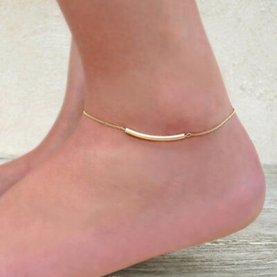 Europe&the United States foreign trade foot decoration retro fashion metal U tube foot chain beach bikini anklet
Europe&the United States foreign trade foot decoration retro fashion metal U tube foot chain beach bikini anklet