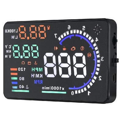 A8 55in Car HUD Headup Display with OBD 2 Interface Plug Auto Driving Parameters Projection
A8 55in Car HUD Headup Display with OBD 2 Interface Plug Auto Driving Parameters Projection