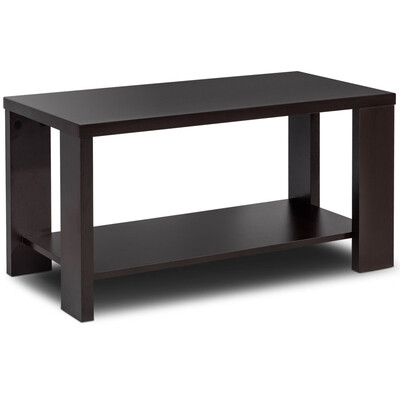 Rectangular Cocktail Coffee Table w Storage Shelf
Rectangular Cocktail Coffee Table w Storage Shelf