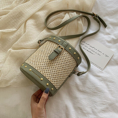Tailored Woman Fashion Weave Shoulder Bags Ladies Retro Countryside Leisure Bucket Bags
Tailored Woman Fashion Weave Shoulder Bags Ladies Retro Countryside Leisure Bucket Bags