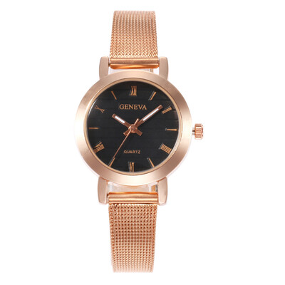 New fine strap with simple Roman scale quartz watch female fashion ladies alloy mesh belt wrist watch
New fine strap with simple Roman scale quartz watch female fashion ladies alloy mesh belt wrist watch