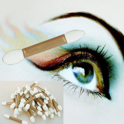 〖Follure〗50pcs Golden Disposable Double Ended Sponge Brush Eye Shadow Applicator Tools
〖Follure〗50pcs Golden Disposable Double Ended Sponge Brush Eye Shadow Applicator Tools
