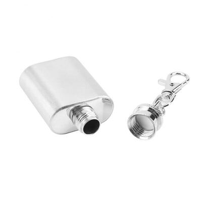 Greensen Portable Stainless Steel 1oz Whiskey Liquor Alcohol Bottle Pocket Wine Bottle Key Chain
Greensen Portable Stainless Steel 1oz Whiskey Liquor Alcohol Bottle Pocket Wine Bottle Key Chain