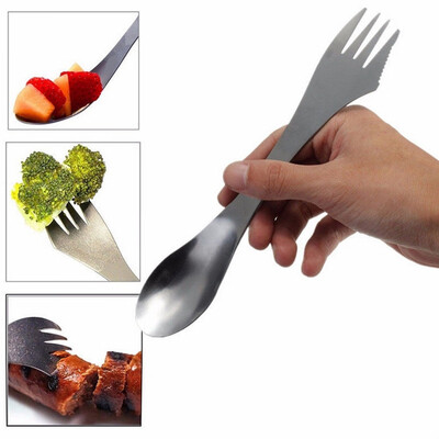 Siaonvr 1 Pc 3 in 1 Titanium Fork Spoon Spork Cutlery Utensil Combo Kitchen Outdoor Picn
Siaonvr 1 Pc 3 in 1 Titanium Fork Spoon Spork Cutlery Utensil Combo Kitchen Outdoor Picn