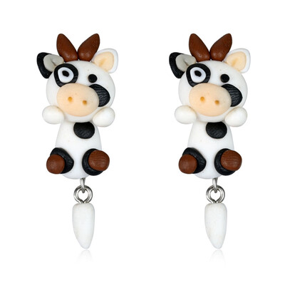 Fashion Cute Soft Ceramic Material Cartoon Animal Stud Earrings Jewelry Gift Earrings For Ladies Girls
Fashion Cute Soft Ceramic Material Cartoon Animal Stud Earrings Jewelry Gift Earrings For Ladies Girls