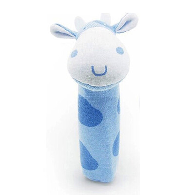 New Developmental Animal Soft Stuffed Infant Baby Plush Toys Rattles Kids