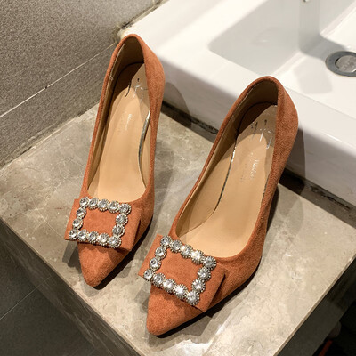 Fairy-style single-layer shoes womens summer Korean-pointed shallow-mouth OL working shoes chic fine heels&high-heeled shoe
Fairy-style single-layer shoes womens summer Korean-pointed shallow-mouth OL working shoes chic fine heels&high-heeled shoe