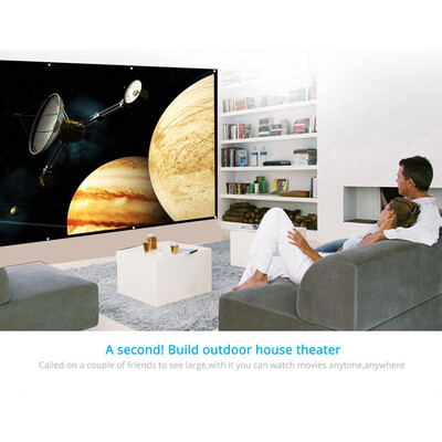 H120 120 Portable Projector Screen HD 169 White Dacron 120 Inch Diagonal Video Projection Screen Foldable Wall Mounted for Home
H120 120 Portable Projector Screen HD 169 White Dacron 120 Inch Diagonal Video Projection Screen Foldable Wall Mounted for Home