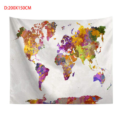 Toponeto Vintage World Map Wall Tapestries Hanging Hippie Tapestry Bedspread Yoga Mat New
Toponeto Vintage World Map Wall Tapestries Hanging Hippie Tapestry Bedspread Yoga Mat New