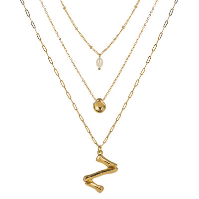 Natural Pearl Beads Fashion 26 Letter Necklaces Pendants alphabet Gold Color Choker Initial Necklace Women Girl Jewelry Collier
Natural Pearl Beads Fashion 26 Letter Necklaces Pendants alphabet Gold Color Choker Initial Necklace Women Girl Jewelry Collier