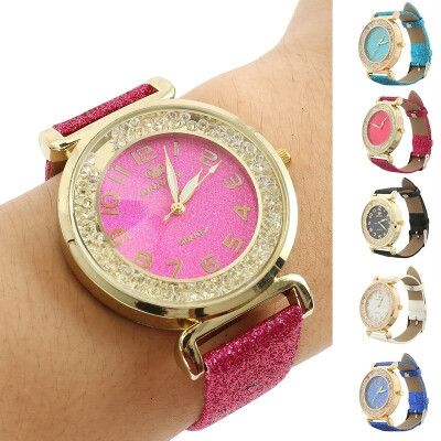 Europe&the United States new trendy watch fashion shiny leather quicksand diamond watch
Europe&the United States new trendy watch fashion shiny leather quicksand diamond watch