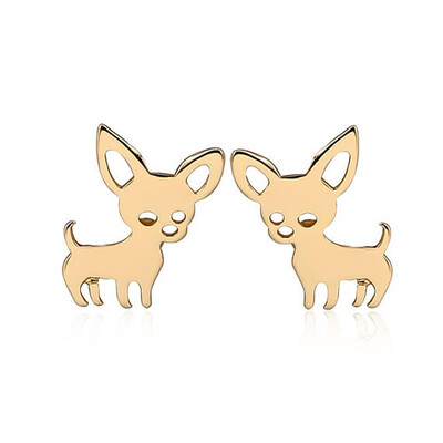 Womens Simple Lovely Dog Silver Gold Stud Earrings Anti Allergy Earring Pet Ear Studs
Womens Simple Lovely Dog Silver Gold Stud Earrings Anti Allergy Earring Pet Ear Studs