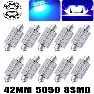 10X Blue 41MM 42MM 5050 Festoon LED Dome Interior Light bulb 211-2 212-2 569 578
10X Blue 41MM 42MM 5050 Festoon LED Dome Interior Light bulb 211-2 212-2 569 578