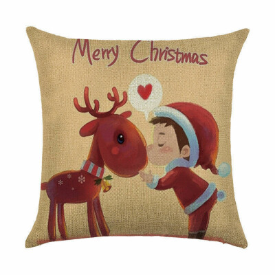 Tailored Christmas Pillow Case Santa Cotton Linen Sofa Car Throw Cushion Cover Home Decor
Tailored Christmas Pillow Case Santa Cotton Linen Sofa Car Throw Cushion Cover Home Decor