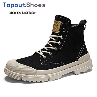 TopoutShoes Men Elevator Desert Boots Hidden Lift Ankle Boots Steel Toe Working Shoes Taller 28inch 7cm
TopoutShoes Men Elevator Desert Boots Hidden Lift Ankle Boots Steel Toe Working Shoes Taller 28inch 7cm