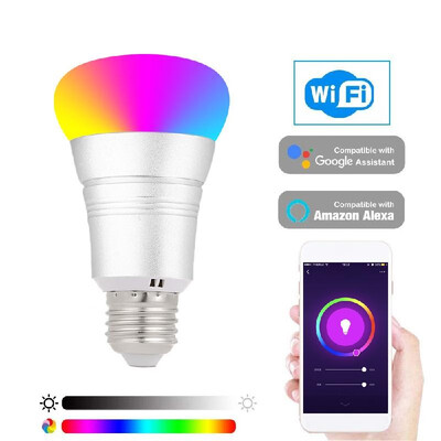 2104 Smart WIFI LED Bulb WIFI Light RGB Multicolor LED Bulb 9W E2627 Dimmable Light Phone Remote Control Compatible with Alexa Go
2104 Smart WIFI LED Bulb WIFI Light RGB Multicolor LED Bulb 9W E2627 Dimmable Light Phone Remote Control Compatible with Alexa Go