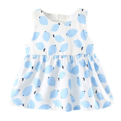 Fashion Baby Girl Dress Girls Round Neck Lemon Tree Pattern Bow Behind Dress Comfortable For Dressing In the Summer
Fashion Baby Girl Dress Girls Round Neck Lemon Tree Pattern Bow Behind Dress Comfortable For Dressing In the Summer