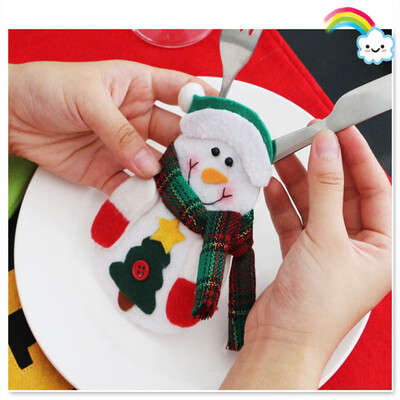 〖Follure〗Christmas Snowman Santa Claus Dinnerware Cover Xmas Fork Tableware Bag
〖Follure〗Christmas Snowman Santa Claus Dinnerware Cover Xmas Fork Tableware Bag