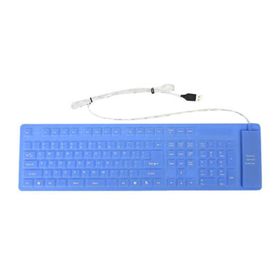 Silicone Waterproof 109-Key USB Wired Membrane Keyboard For Laptop Desktop Notebook Computer
Silicone Waterproof 109-Key USB Wired Membrane Keyboard For Laptop Desktop Notebook Computer