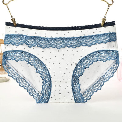 Women Cute Printed Panties Briefs Scalloped Lace Bow Breathable Underwear Ladies Shorts Intimates Lingerie
Women Cute Printed Panties Briefs Scalloped Lace Bow Breathable Underwear Ladies Shorts Intimates Lingerie