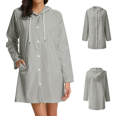 Roseonmyhand Women Solid Rain Jacket Outdoor Plus Size Waterproof Hooded Windproof Loose Coat
Roseonmyhand Women Solid Rain Jacket Outdoor Plus Size Waterproof Hooded Windproof Loose Coat