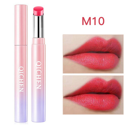 Moisturizing Thin Tube Lipstick Waterproof Non-stick Cup Long Lasting Colorfast Matte Lipstick Beauty 
Moisturizing Thin Tube Lipstick Waterproof Non-stick Cup Long Lasting Colorfast Matte Lipstick Beauty