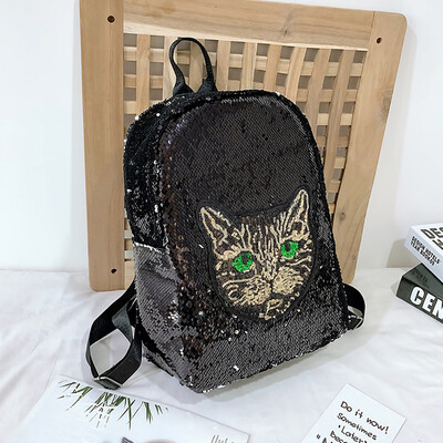 Tailored Women Cat Color Matching Wild Fashion Leisure Travel Bag Student Bag Backpack
Tailored Women Cat Color Matching Wild Fashion Leisure Travel Bag Student Bag Backpack