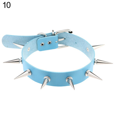 Women Fashion Alloy Rivet Spike Faux Leather Choker Short Necklace Punk Jewelry
Women Fashion Alloy Rivet Spike Faux Leather Choker Short Necklace Punk Jewelry