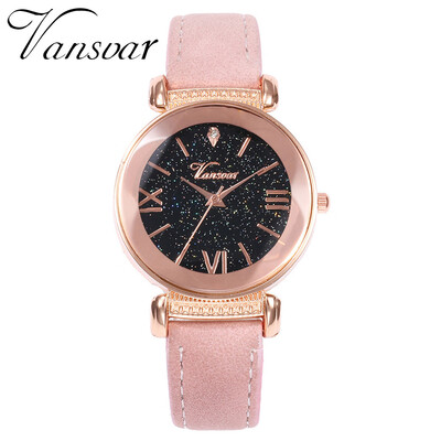 Vansvar Hot Fashion Women Romantic Starry Sky Wrist Watch Leather Rhinestone Designer Ladies Clock Relogio Feminino 533
Vansvar Hot Fashion Women Romantic Starry Sky Wrist Watch Leather Rhinestone Designer Ladies Clock Relogio Feminino 533