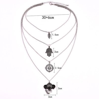 Newly Necklaces Choker Kolye Bohemia Gold Silver Color Star Moon Necklace Women Boho Pendants Collier Ketting Jewelry
Newly Necklaces Choker Kolye Bohemia Gold Silver Color Star Moon Necklace Women Boho Pendants Collier Ketting Jewelry