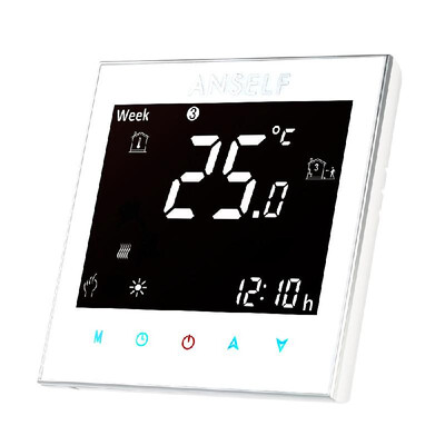 Anself 3A 110240V Water Heating Thermostat with Touch Screen LCD Display 7-Day Programmable Room Temperature Controller Home Impr
Anself 3A 110240V Water Heating Thermostat with Touch Screen LCD Display 7-Day Programmable Room Temperature Controller Home Impr