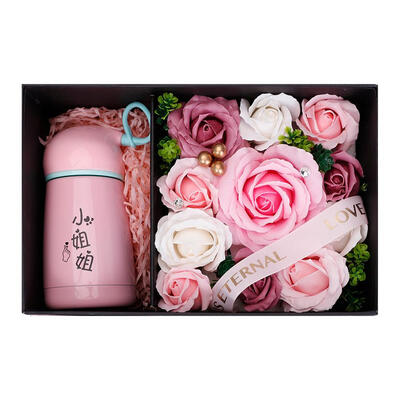 Eternal Rose Soap Flower Simulation Roses Bouquet Gift Box Valentines Gifts