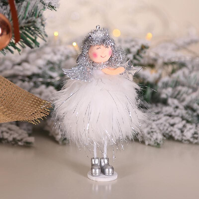 Christmas Ornaments Silver Silk Plush Standing Pose Snowman Princess Doll Window Decoration
Christmas Ornaments Silver Silk Plush Standing Pose Snowman Princess Doll Window Decoration
