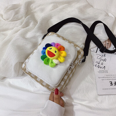 Canvas bag girl summer ins weather day girl plaid cartoon girl single shoulder oblique satchel
Canvas bag girl summer ins weather day girl plaid cartoon girl single shoulder oblique satchel