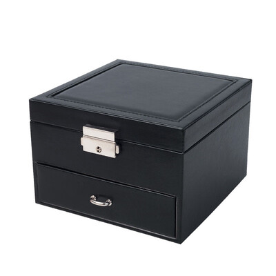 Portable Jewelry Organizer Case Two-tier Storage Case With Mirror Jewelry Storage Box
Portable Jewelry Organizer Case Two-tier Storage Case With Mirror Jewelry Storage Box