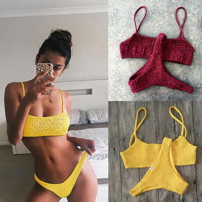 Sexy Women Bikini Set Bandage Push Up Padded Swimwear Swimsuit Bathing Summer Beachwear
Sexy Women Bikini Set Bandage Push Up Padded Swimwear Swimsuit Bathing Summer Beachwear