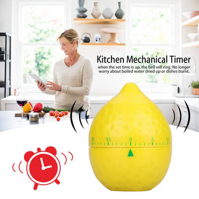 Greensen Kitchen Mechanical Timer Manual Lemon Shape Counters for Home Cooking Timing Tool
Greensen Kitchen Mechanical Timer Manual Lemon Shape Counters for Home Cooking Timing Tool