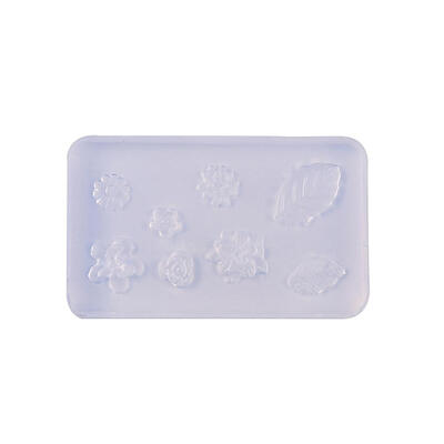 3D Plants Silicone Mold DIY Nail Art Charms Jewelry Pendant Craft Templates