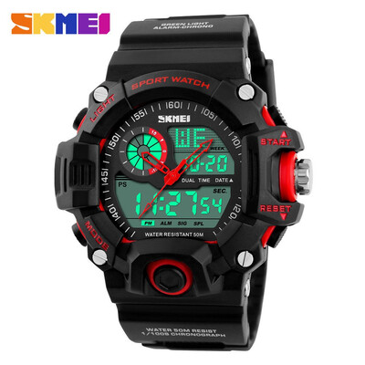 SKMEI Mens Waterproof Sport Army Alarm Date Analog Digital Black Wrist Watches
SKMEI Mens Waterproof Sport Army Alarm Date Analog Digital Black Wrist Watches