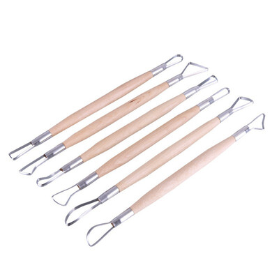 6 Piece Set Clay Carving Tools Regular Flat Wire Cutter DIY To Sculpture Clay Pottery Clay Sculpture Tools
6 Piece Set Clay Carving Tools Regular Flat Wire Cutter DIY To Sculpture Clay Pottery Clay Sculpture Tools
